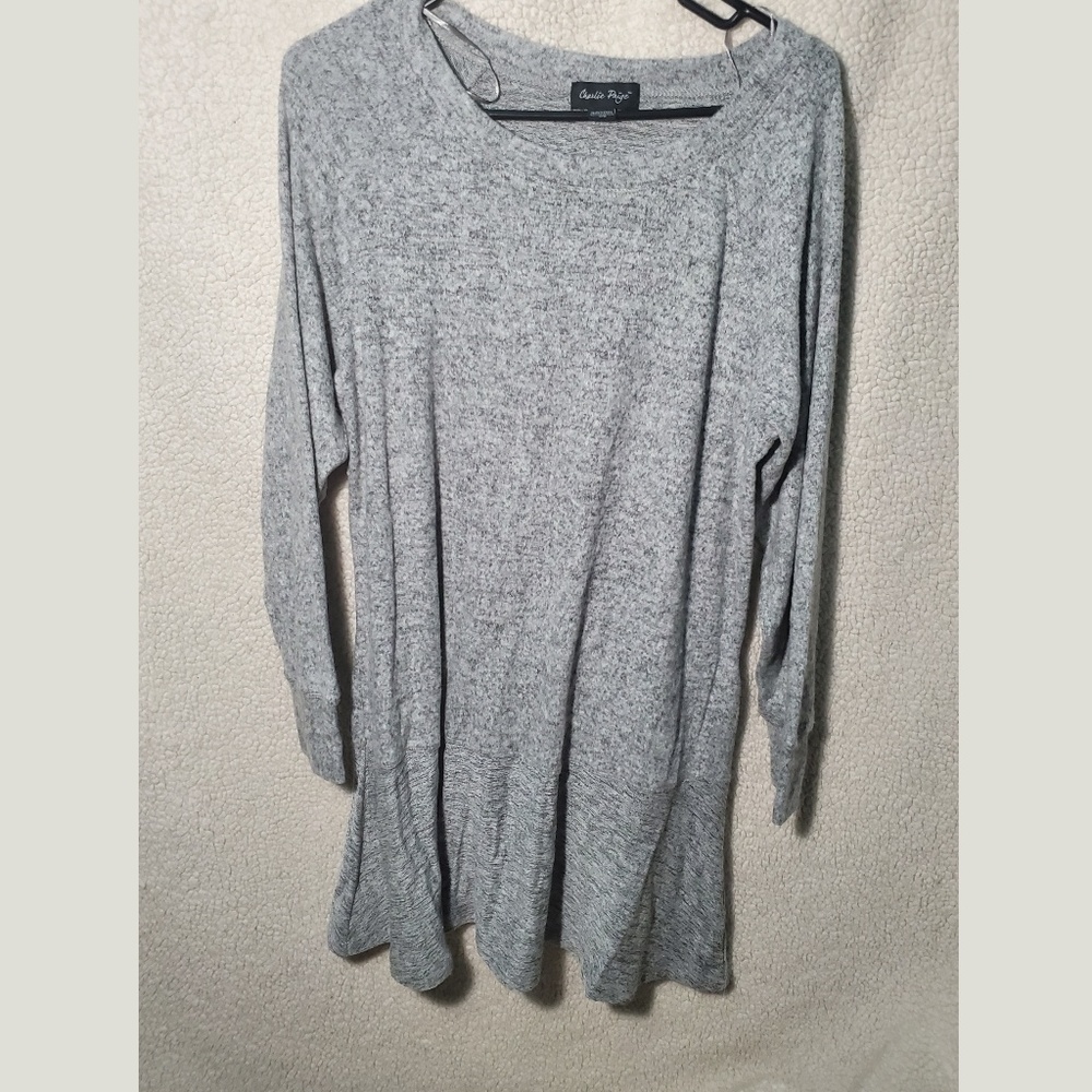 Charlie paige grey sweater dress